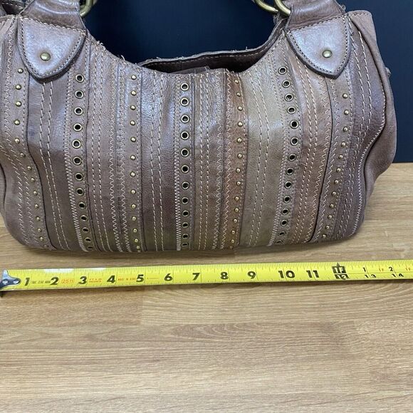 Vintage Fossil 75082 Brown Leather Eyelet - Picture 4 of 12